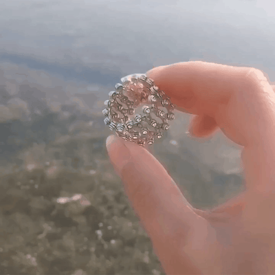 Ring + Bracelet (Free Size)[Convertible]